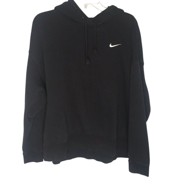 Nike Hoodie Mens XL Black Pullover Logo Sweatshirt  Athletic Gym - Picture 1 of 13